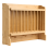 Beliani Wall-Mounted Dish Rack MADELEINE Bamboo Light Brown 1