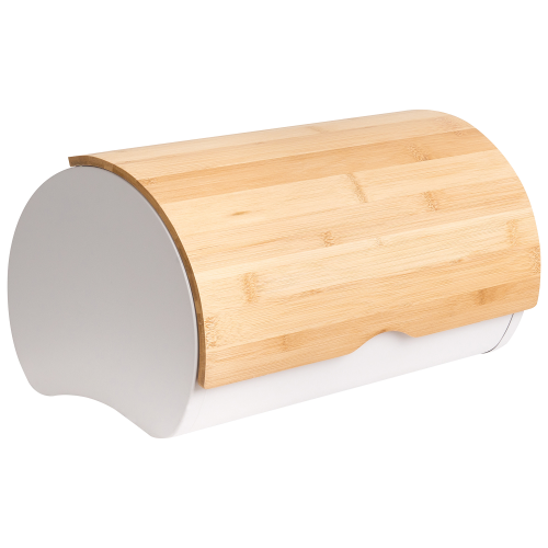 Beliani Bread Bin SAVEUR Iron Light Brown