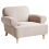 Beliani Armchair KIBERG Fabric Taupe 1
