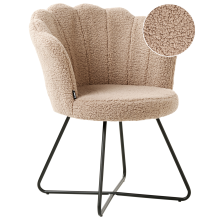 Armchair LOVELOCK Boucle Beige