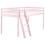 Beliani Mid Sleeper Bed Pine Wood ASCOUX 90 x 200 cm (EU Single) Pink 1