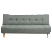Sofa Bed 3 Seater ALSTEN Fabric Green