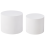 Beliani Set of 2 Coffee Tables MANTI White 1