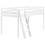Beliani Mid Sleeper Bed Pine Wood ASCOUX 90 x 200 cm (EU Single) White 1