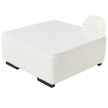 Ottoman LUNGO Boucle White