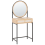 Beliani Dressing Table with Mirror CASSIAR Light Brown 1
