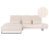 Beliani Corner Sofa IKAST Corduroy Beige Right Hand 1