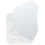 Beliani Wall Mirror ARVERT 60 cm 80 cm White Marble 1