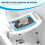 Homcom Silla de Ducha Azul 51.5 x 49.5 x 81 cm 6