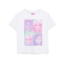 (13-14 Years) Barbie Short Sleeved T-Shirt (Girls White)