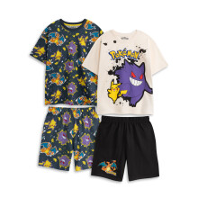 (7-8 Years) Pokemon Multi-Pack of 2 Short Sleeve Short Leg Pyjama Set (Boys Multicoloured)