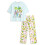 Disney (Medium) Disney A Bug's Life Short Sleeve Long Leg Pyjama Set (Womens Blue) 1
