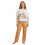 Disney (Medium) Disney Short Sleeve Long Leg Pyjama Set (Womens White) 1