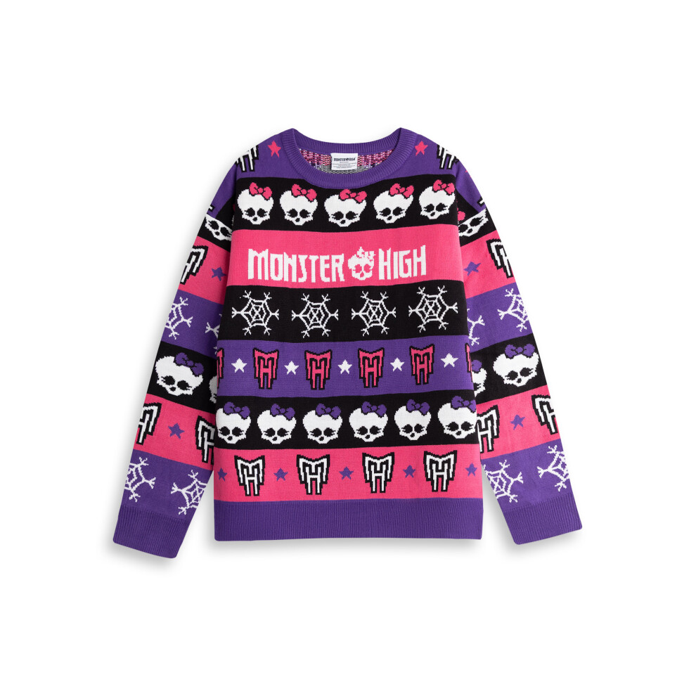 Monster High (Small) Christmas Jumper (Womens Multicoloured)