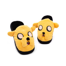 (1-2 UK Child) Adventure Time Mule Slippers (Unisex Kids Yellow)