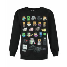 (14-15 Years) Minecraft Sweatshirt (Boys Black)
