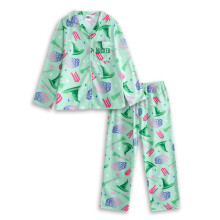 (9-10 Years) Wicked Long Sleeve Long Leg Pyjama Set (Girls Pink)