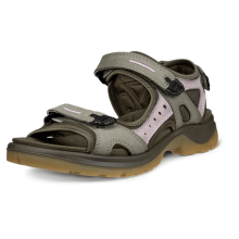 (6.5-7 UK (40EU), Vetiver/Violet Ice) Ecco Womens Offroad Yucatan Outdoor Trail Walking Hiking Sandals Shoes