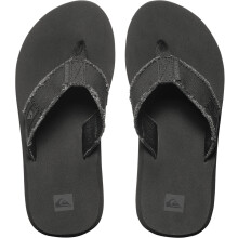 (2 UK, Black) Quiksilver Boys Kids Monkey Abyss Summer Beach Sandals Flip Flops Thongs