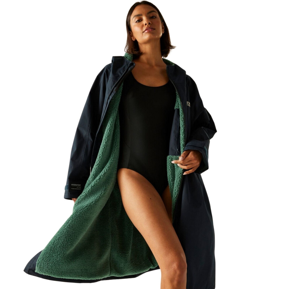Regatta Unisex Adults Waterproof Windproof Borg Fleece Oversized Fit Insulated Robe Blue Extra Small - Image 4