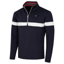 (M, Navy) Calvin Klein Mens 2026 Scale CK Insul-Lite 1/2 Zip Golf Sweater