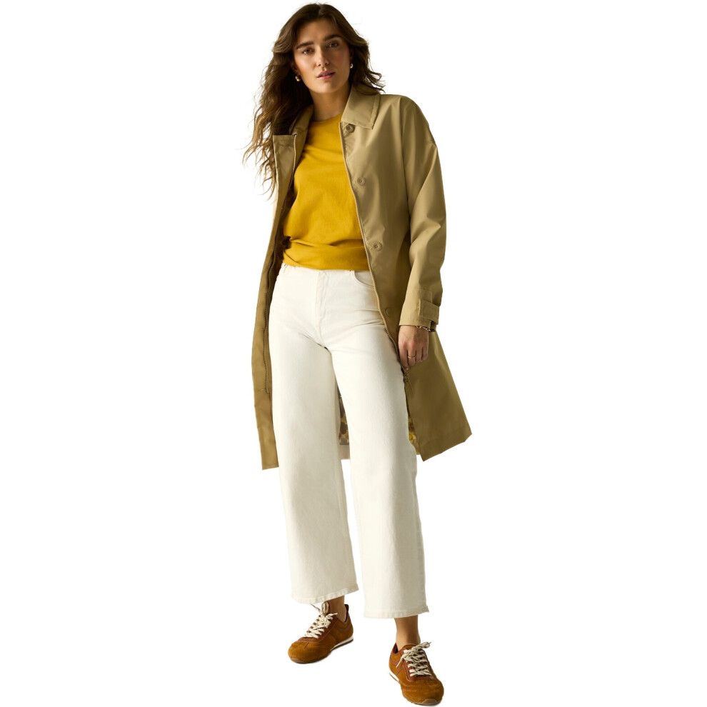 Regatta Women's Orla Trench Waterproof Isotex Jacket Oat(Mflyel) Size 20 - Image 4