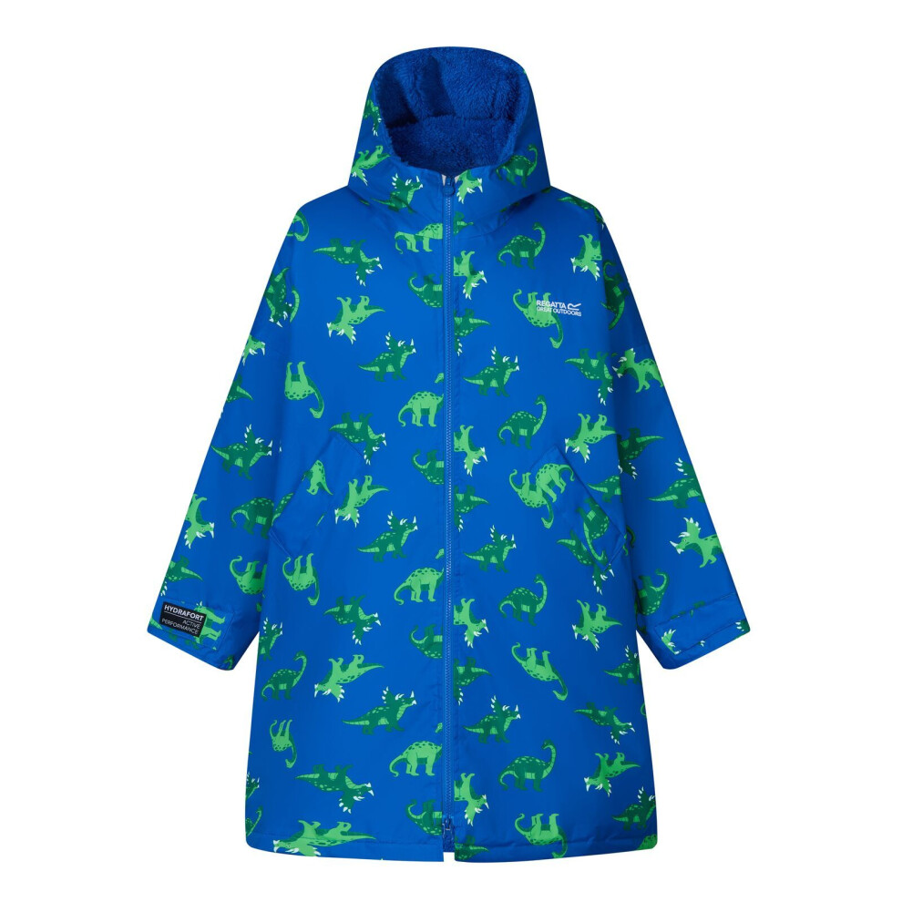 Regatta Junior Waterproof Robe, Blue, Size 5-9 Years - Image 2