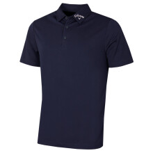 (L, Peacoat) Callaway Mens Ace Micro Texture OptiDry SwingTech Polo Shirt