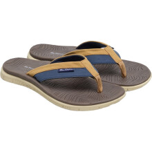(8 UK, Tan/Navy) Ben Sherman Mens Surfside Summer Flip Flops