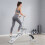 SPORTNOW Foldable 2-in-1 Ab Machine and Stair Stepper for Core, White 9