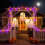 Living And Home 3pcs Halloween Hanging Ghost Decorations with LED Lights 3