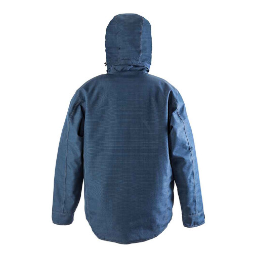 Result (4XL, Navy) Result Mens Waterproof Denim Textured Rugged Jacket 2