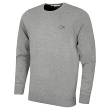 (2XL, Grey Marl) Calvin Klein Mens 2026 Durable Comfort Crew Neck Tour Golf Sweater