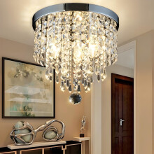 Crystal Ceiling Light LED Flush Mount Chandeliers Modern Ceiling Home Lighting