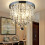 Crystal Ceiling Light LED Flush Mount Chandeliers Modern Ceiling Home Lighting 1