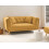 Beliani Sofa 2 Seater HABO Fabric Mustard 2