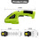 Cordless Hedge Trimmer 2 Blades Rechargeable 7.2V Handheld 12
