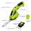 Cordless Hedge Trimmer 2 Blades Rechargeable 7.2V Handheld 13