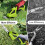 Cordless Hedge Trimmer 2 Blades Rechargeable 7.2V Handheld 8