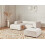 Beliani Modular Corner Sofa 2 Seater ARDAL with Ottoman Boucle Off-White Right Hand 2