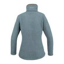 JACK PYKE Ladies Half Zip Sherpa Fleece Pullover Ice Blue Small
