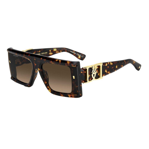 Dsquared2 DSquared2 Womens/Ladies Flat Top Rectangular Sunglasses