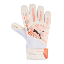 (9, White/Red) Puma Childrens/Kids Ultra Play Latex Grip Goalkeeper Gloves