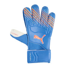 (9, Blue/Red) Puma Childrens/Kids Ultra Play Logo Goalkeeper Gloves
