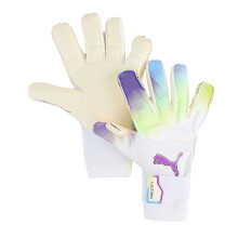 (8, White/Purple) Puma Unisex Adult Ultra Ultimate Hybrid Goalkeeper Gloves