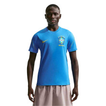 (M, Blue/White) Nike Mens 2026/2027 Strike Brazil Dri-FIT Short-Sleeved Football Shirt