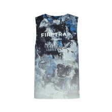 (XXL, Navy) Firetrap Mens Cloud Slim Tank Top