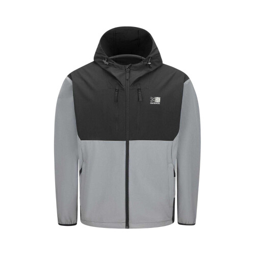 Karrimor (M, Grey/Black) Karrimor Mens Base Camp Windproof Soft Shell Jacket