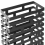 Beliani Umbrella Stand KAMSAR Metal Black 6
