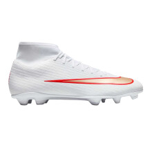 (10 UK, White/Red) Nike Mens Superfly 11 Club High-top Firm Ground Football Boots